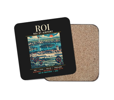 ROI - Poster - Coaster - Black