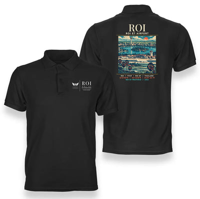 ROI - Poster - Double-Side Polo - Black