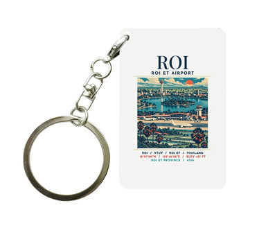 ROI - Poster - Key Chain - White