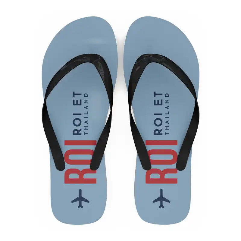 Roi Et Airport (ROI) Slippers & Flip Flops - Slippers - Flip Flops - Code - Light Blue