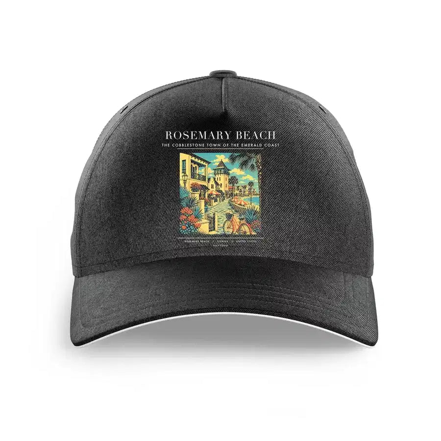 ROSEMARY BEACH - Poster - Hat - Black
