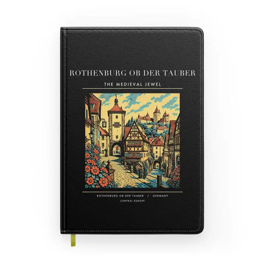 ROTHENBURG OB DER TAUBER - Poster - Notebook - Black
