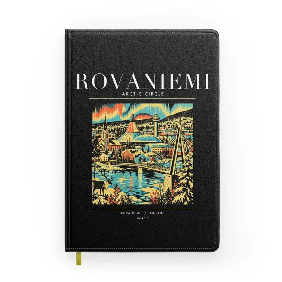 ROVANIEMI - Poster - Notebook - Black