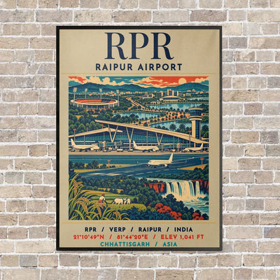 RPR - Poster - Canvas Framed - Beige