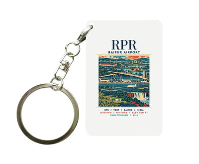RPR - Poster - Key Chain - White