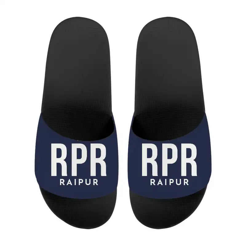 Swami Vivekananda Airport (RPR) Slippers & Flip Flops - Slippers - Sport - Code - Navy Blue
