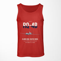 Thumbnail for RQ-4B Global Hawk design on red tank top