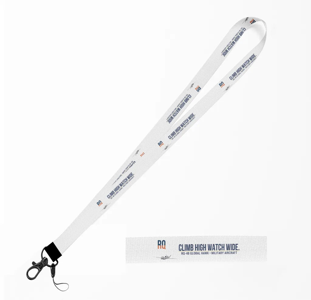 RQ-4B Global Hawk lanyard - white