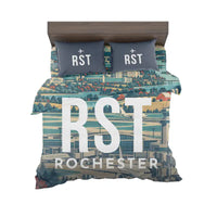 Thumbnail for Rochester International Airport (RST) Bedding Sets & Blankets - Bedding Set - Scene