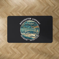 Thumbnail for Rochester International Airport (RST) Carpets - Carpet Rectangle - Badge - Black