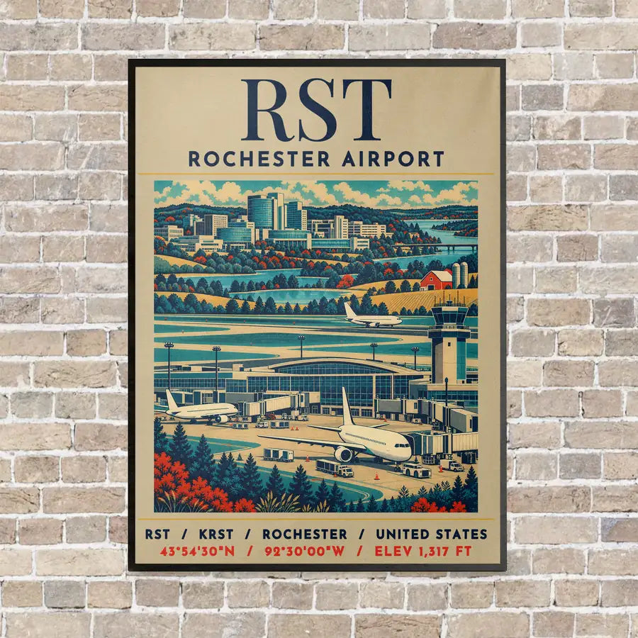 RST - Poster - Canvas Framed - Beige