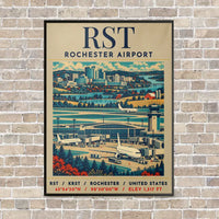 Thumbnail for RST - Poster - Canvas Framed - Beige