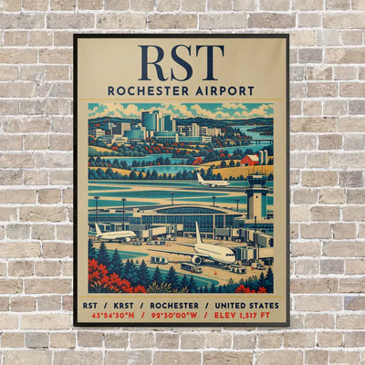 RST - Poster - Canvas Framed - Beige