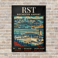 Thumbnail for RST - Poster - Canvas Framed - Black
