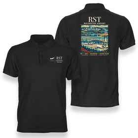 Rochester International Airport (RST) Premium Polo T-Shirts