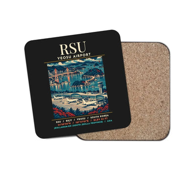 RSU - Poster - Coaster - Black