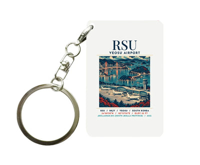 RSU - Poster - Key Chain - White