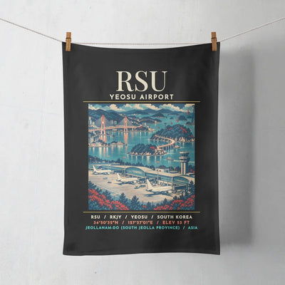 RSU - Poster - Towel - Black