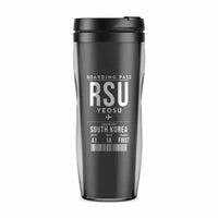 Thumbnail for Yeosu Airport (RSU) Travel Mugs - Boarding Pass - Plastic (No Holder) - Gray