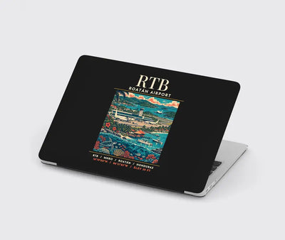 RTB - Poster - MacBook Case - Black