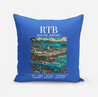 Thumbnail for RTB - Poster - Pillow - Blue