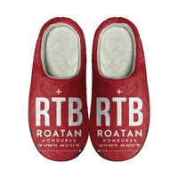Thumbnail for Roatán Juan Manuel Gálvez International Airport (RTB) Slippers & Flip Flops - Slippers - Cotton - Code - Same - Red