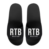 Thumbnail for Roatán Juan Manuel Gálvez International Airport (RTB) Slippers & Flip Flops - Slippers - Sport - Code - Black