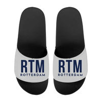 Thumbnail for Rotterdam The Hague Airport (RTM) Slippers & Flip Flops - Slippers - Sport - Code - Light Gray