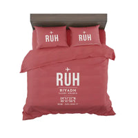 Thumbnail for King Khalid International Airport (RUH) Bedding Sets & Blankets - Bedding Set - ID Tag - Red