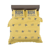 Thumbnail for King Khalid International Airport (RUH) Bedding Sets & Blankets - Bedding Set - Pattern - Yellow