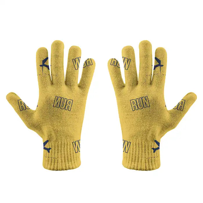 La Réunion Roland Garros Airport (RUN) Gloves - Gloves - Full - Pattern - Yellow
