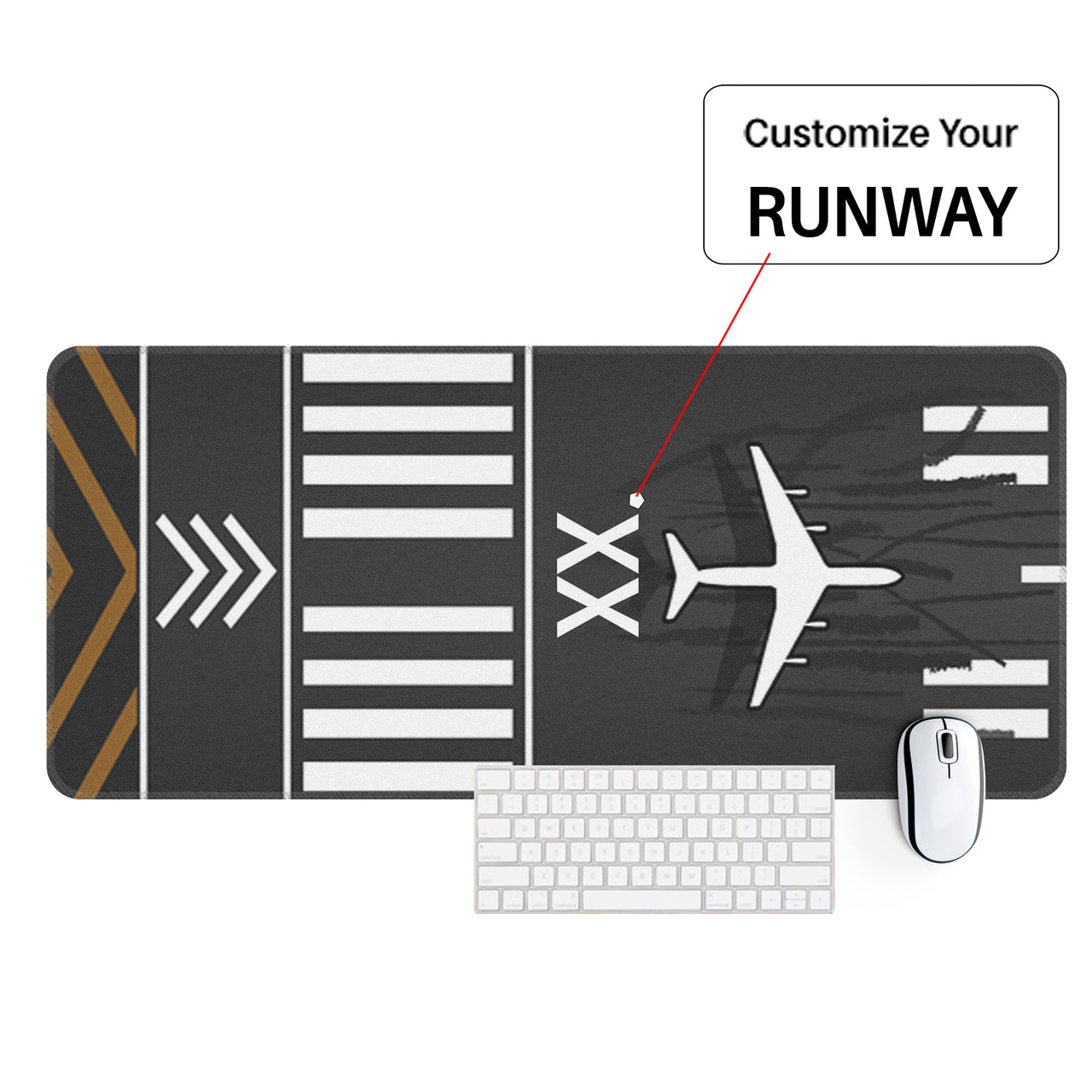Customizable Runway Designed Desk Mats