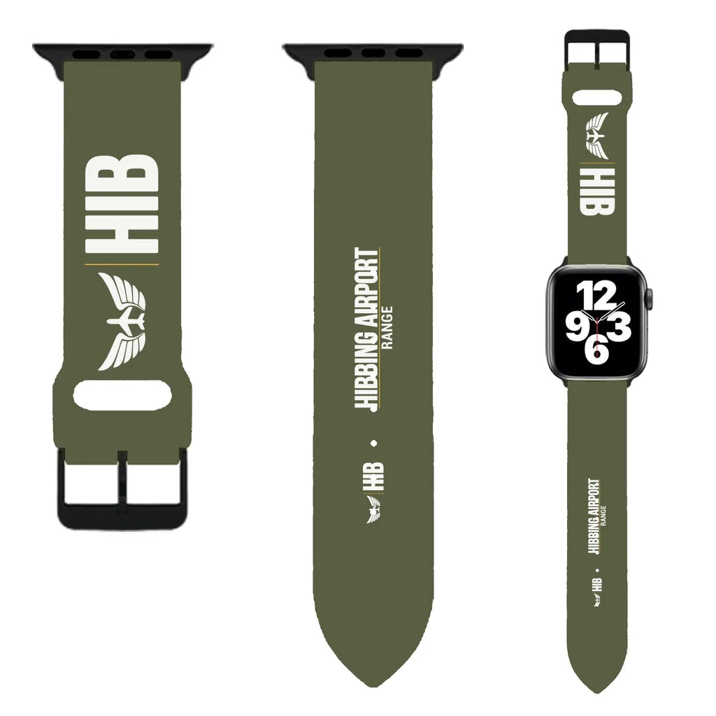 WBV6 | Range Regional Airport HIB | Green Army (Metal Buckle)