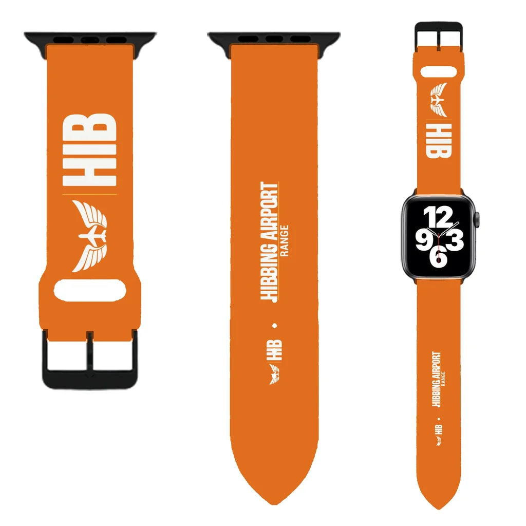 WBV6 | Range Regional Airport HIB | Orange (Metal Buckle)