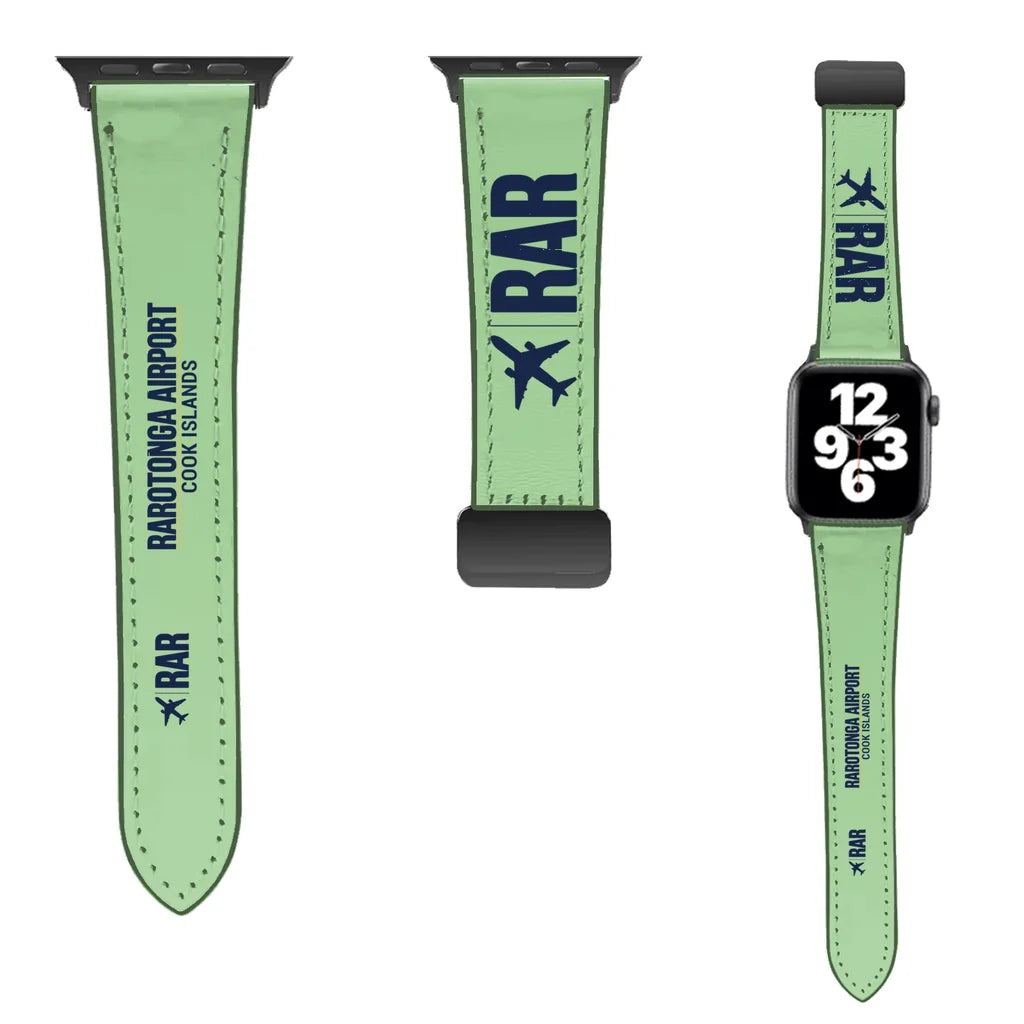 WBV6 | Rarotonga International Airport RAR | Leather - Light Green