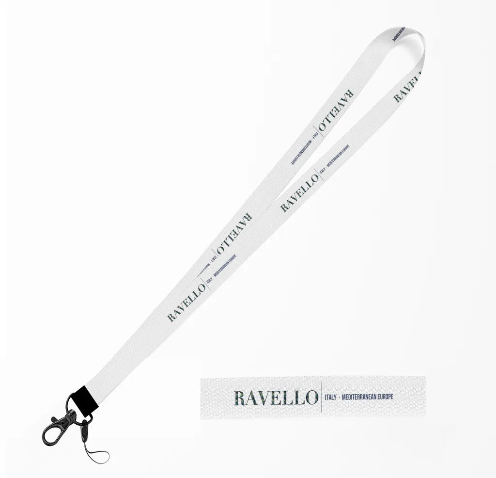 Ravello City Series lanyard - white
