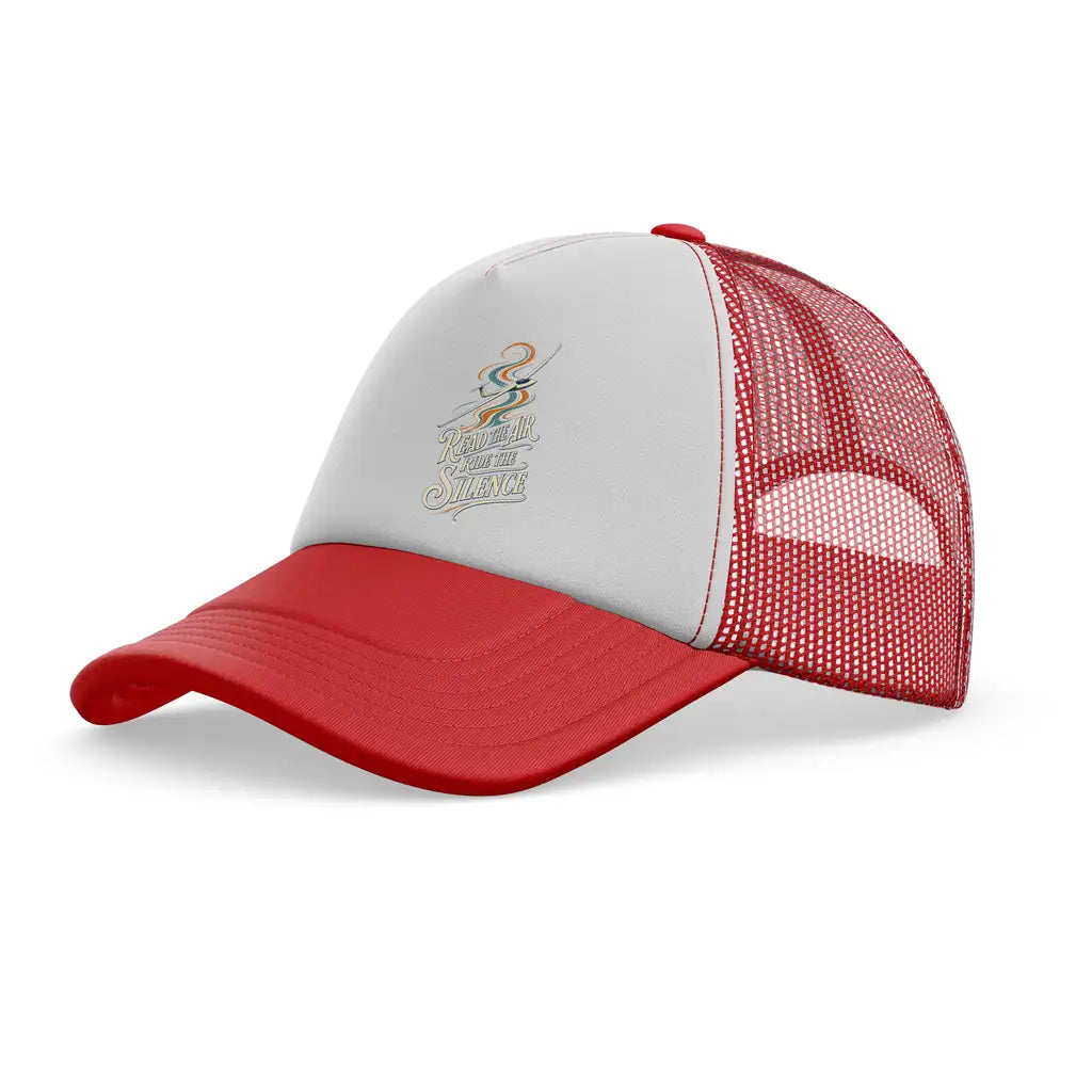 Read The Air Ride The Silence trucker cap - red