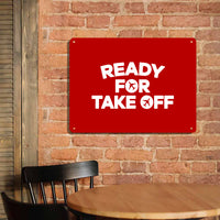 Thumbnail for Ready For Takeoff Printed Metal Sign