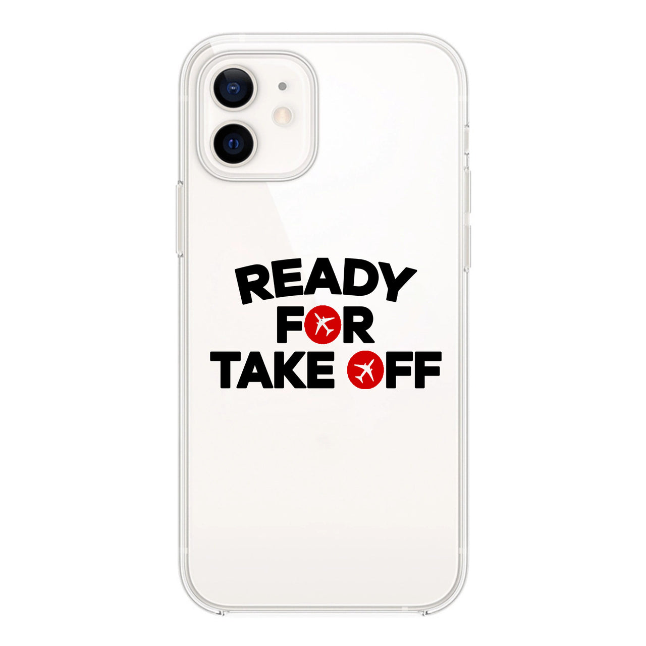 Ready For Takeoff Designed Transparent Silicone iPhone Cases