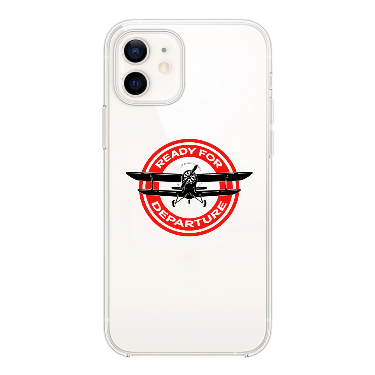 Ready for Departure Designed Transparent Silicone iPhone Cases