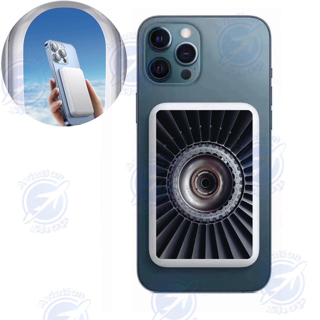 Real Jet Engine Designed MagSafe PowerBanks