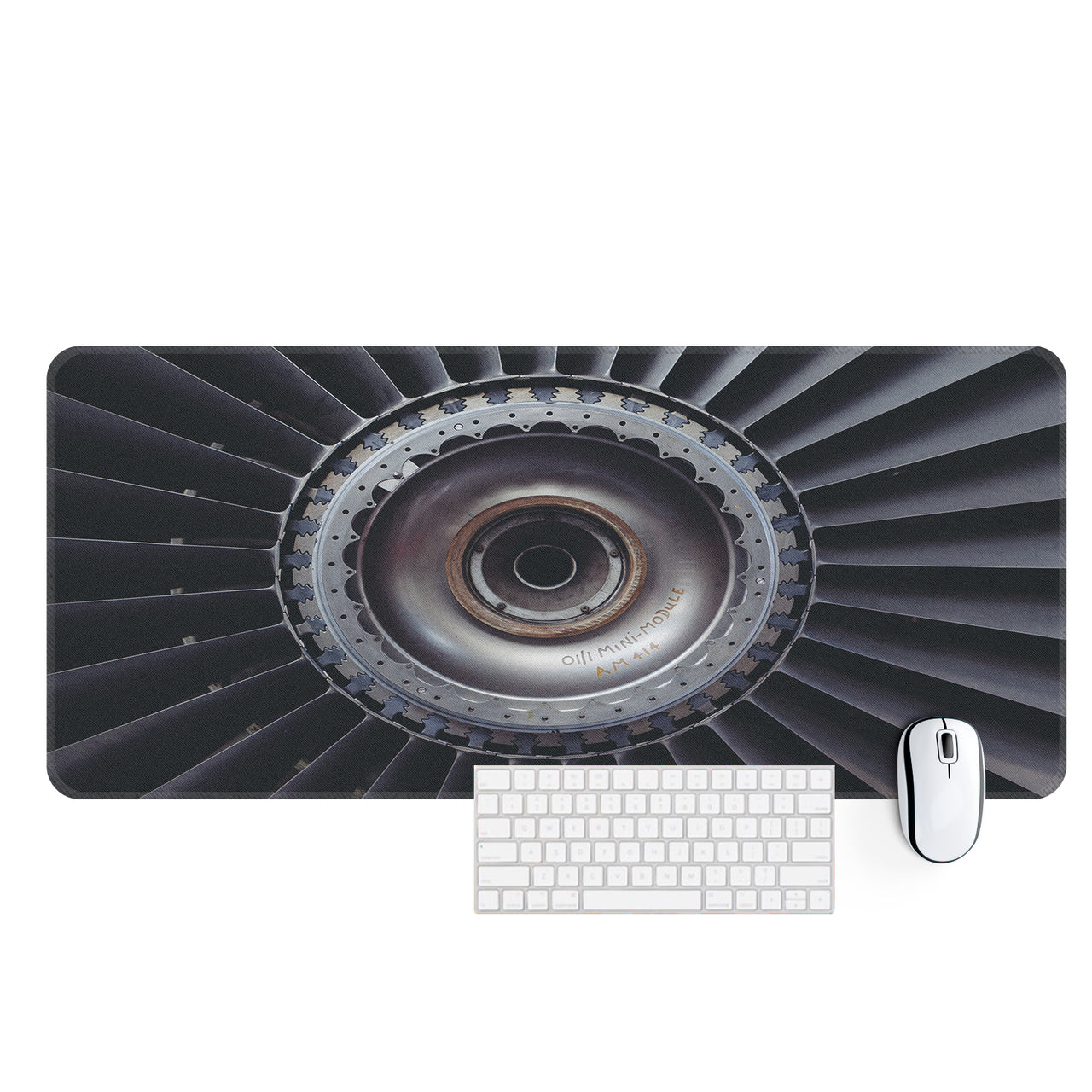 Real Jet Engine Designed Desk Mats