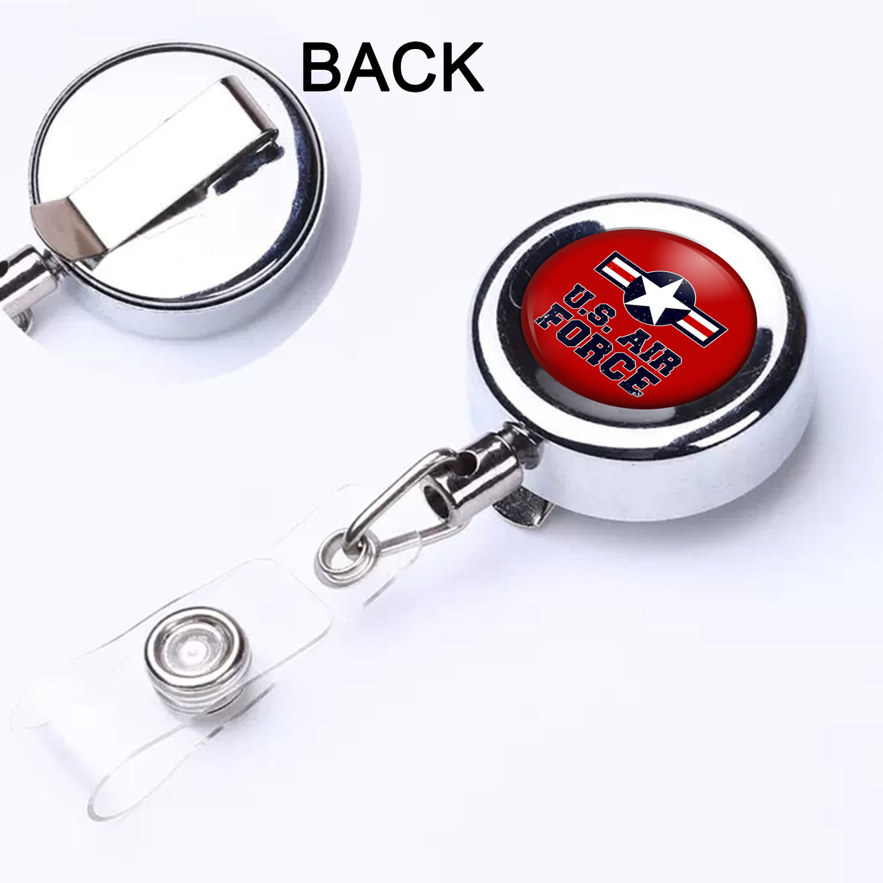 US Air Force Designed Retractable ID Card Badge