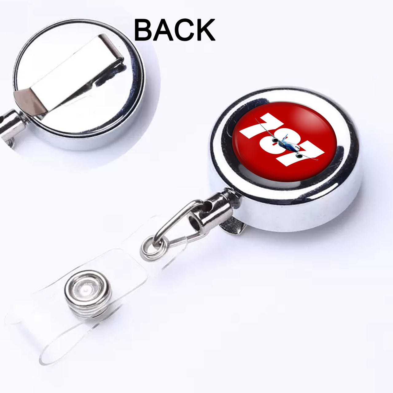 Super Boeing 787 Designed Retractable ID Card Badge