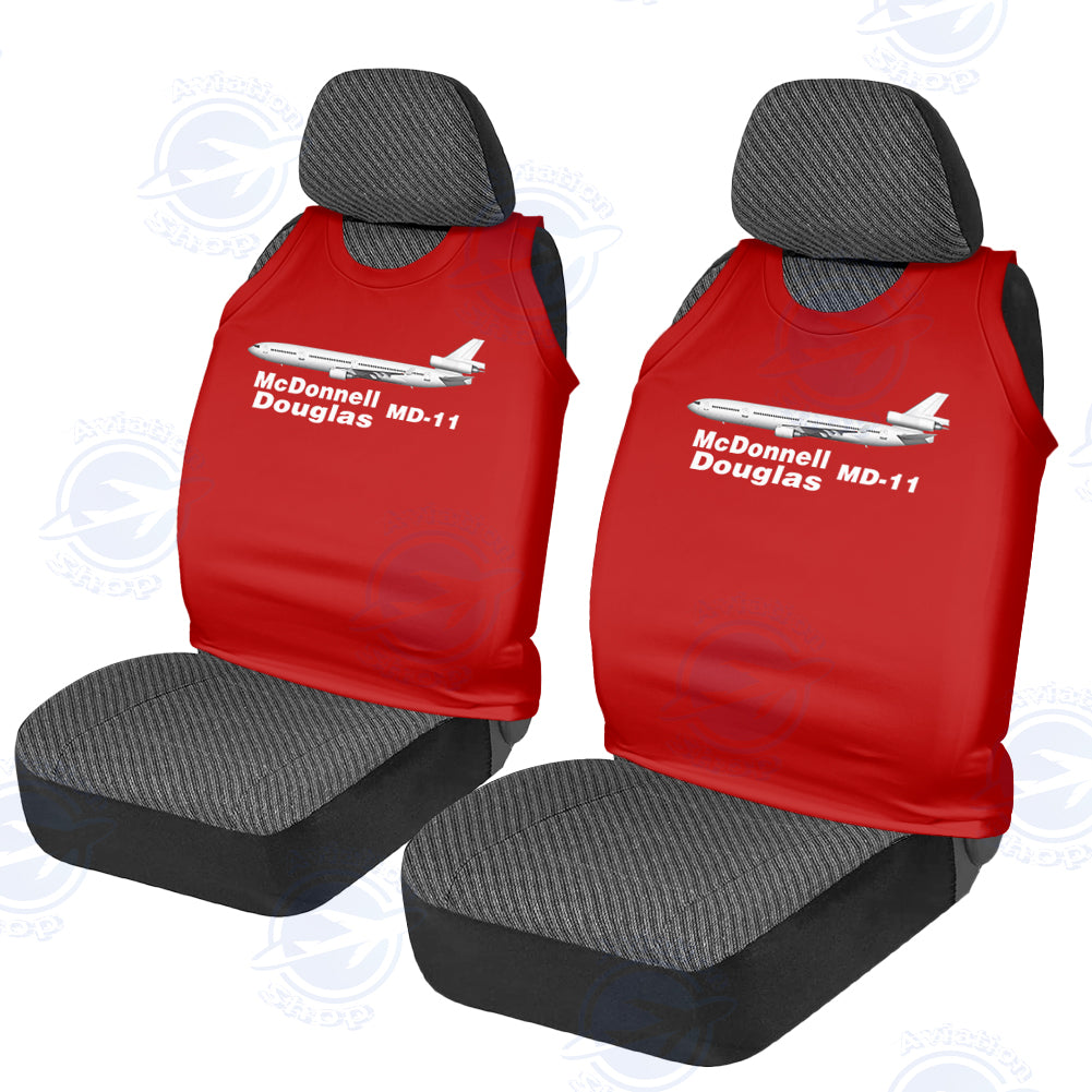 The McDonnell Douglas MD-11 Designed Car Seat Covers