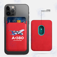 Thumbnail for Airbus A380 Love at first flight iPhone Cases Magnetic Card Wallet