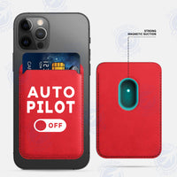 Thumbnail for Auto Pilot Off iPhone Cases Magnetic Card Wallet