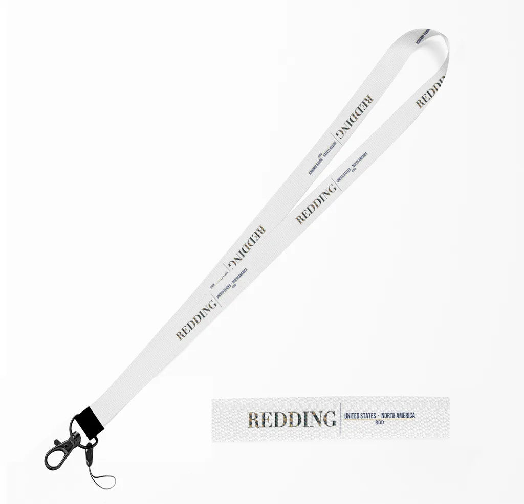 Redding City Series lanyard - white