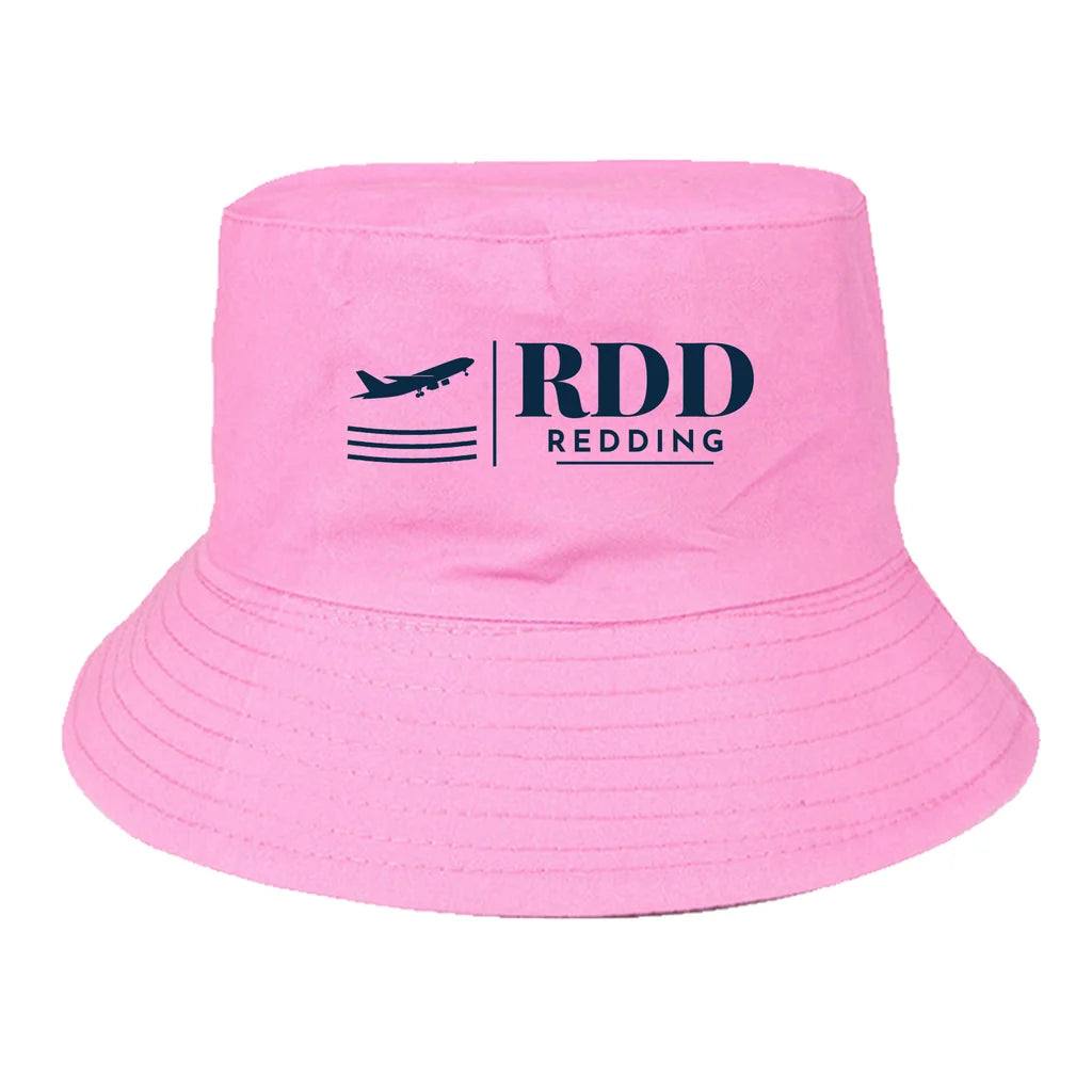 Redding Regional Airport (RDD) summer hat - light pink
