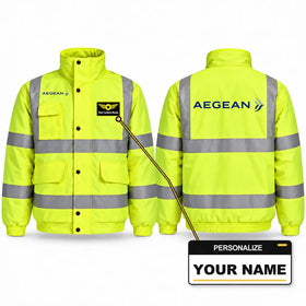 Aegean Airlines Reflective Winter Jackets